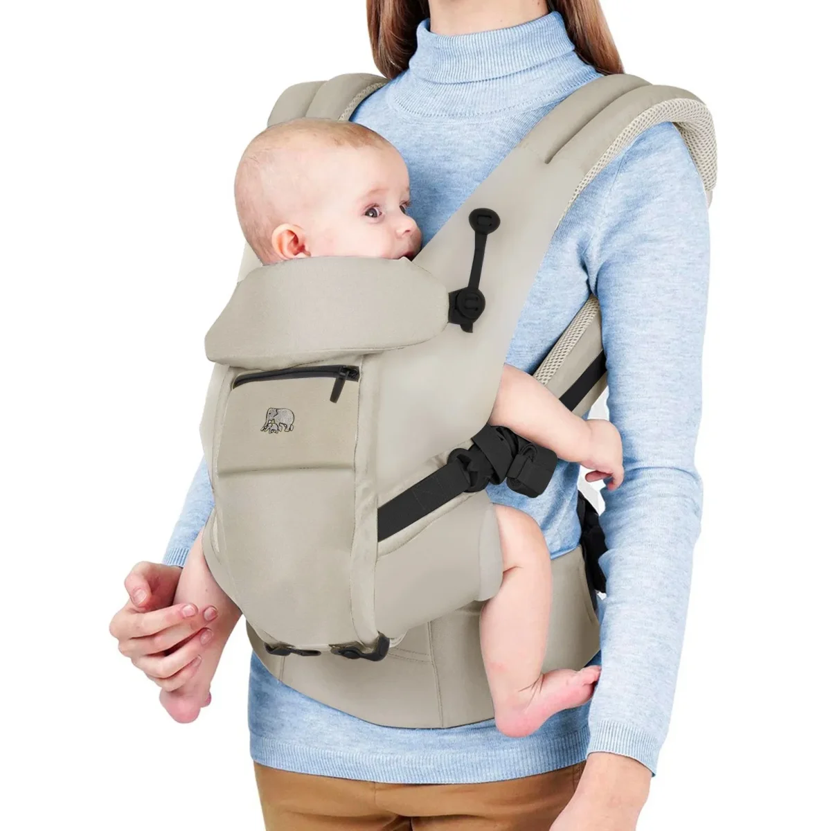 Porte-Bébé 4 en 1 - Crème